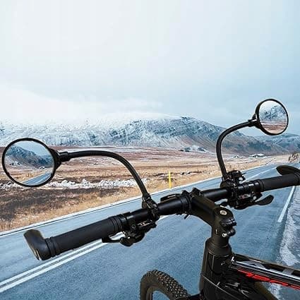 Justerbara cykelspeglar för styren 2 st