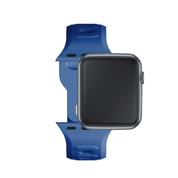 3mk Silikone Urrem til Apple Watch 42/44/45/49mm Blå