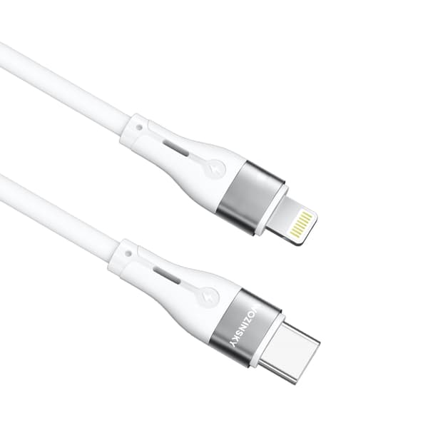 iPhone USB-C - Lightning-kaapeli PD 27W 1m valkoinen