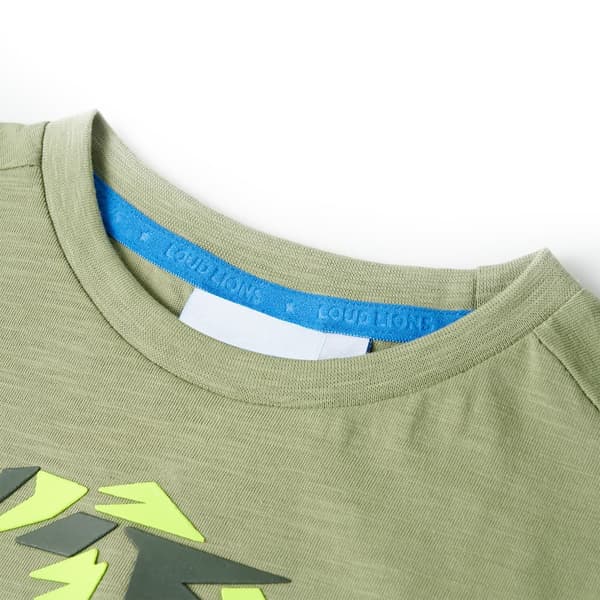 Børne-T-shirt, lys khaki, 116