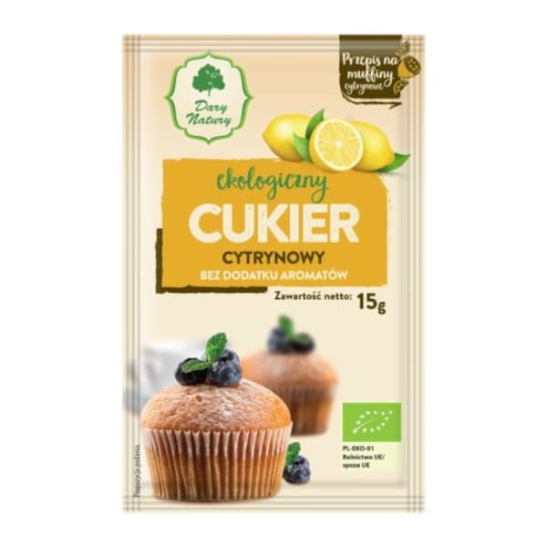 Ekologiskt citronsocker 15g