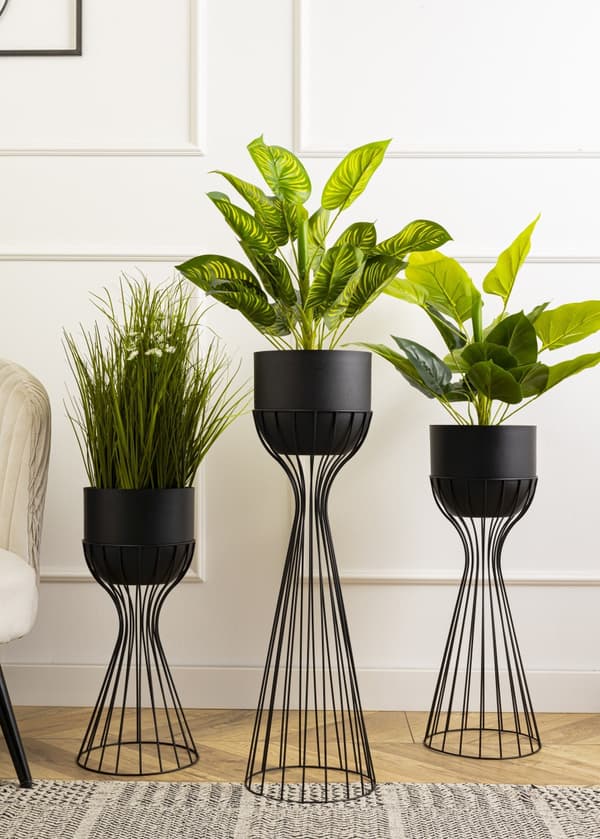 Seisova kukkateline kannella 46 cm LOFT