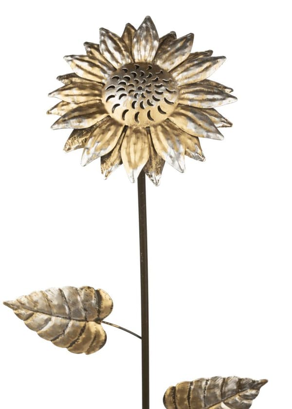 Dekorative metalblomster, sæt med 3