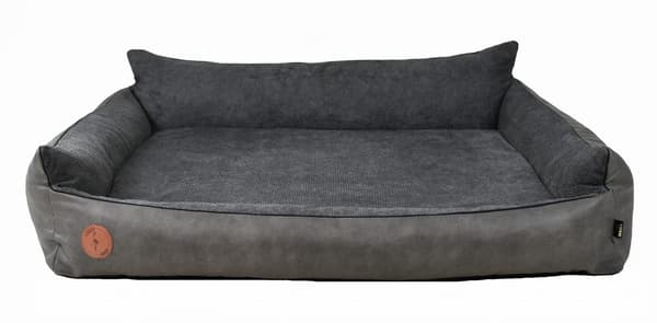 Rocky ortopædisk grafit L-seng - 97 cm x 86 cm