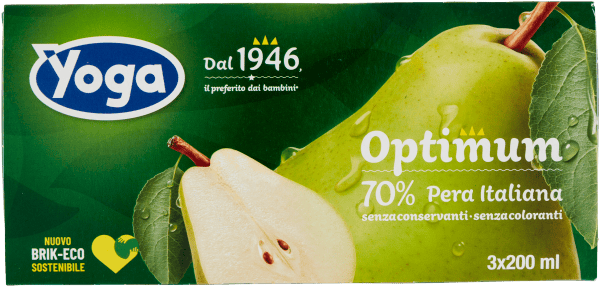 Optimum Päronjuice 3x200ml - Yoga
