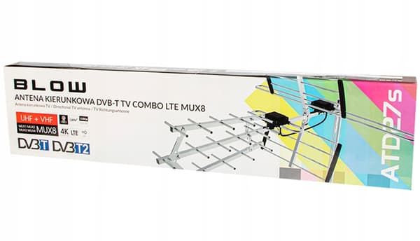 DVB-T2 Blow ATD27S VHF/UHF MUX8 passiv antenn