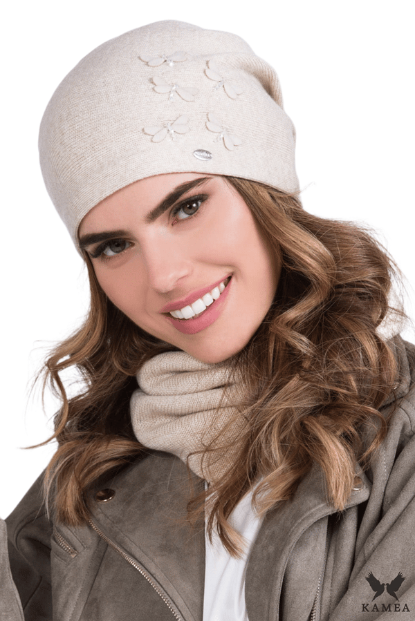 ZIRA damehat, beige farve