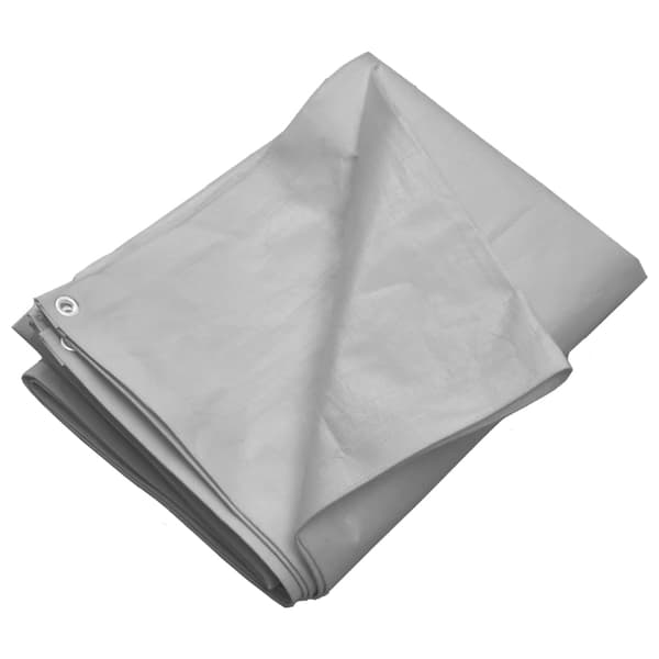 vidaXL Pressu, 260 g/m², 6x8 m, harmaa, HDPE