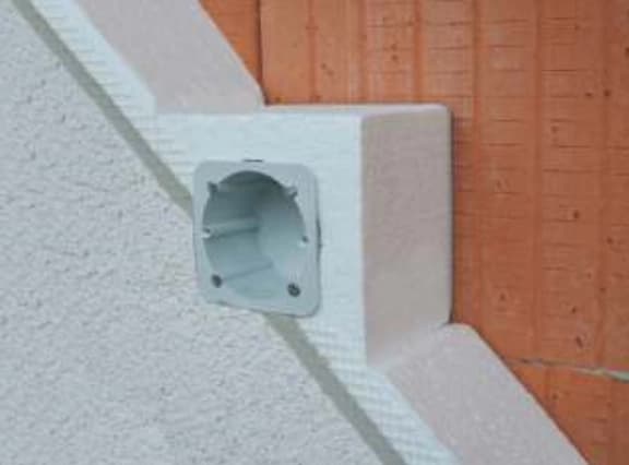 Elinstallationsbox för isolerade fasader 200mm KOPOS