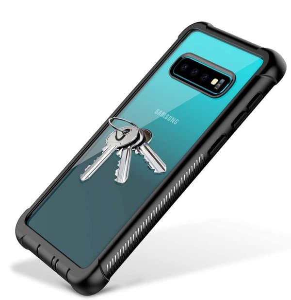 Stødsikkert cover til Samsung Galaxy S10+ Plus, uden folie, sort