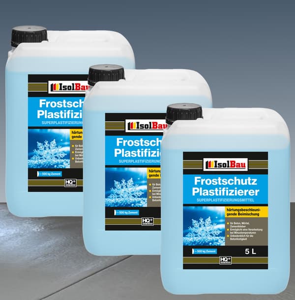 IsolBau Winter Plasticizer Frostschutz Plastifizierer 15L