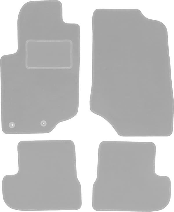 Grå bilmattor för: Peugeot 207CC coupé, cabrio (2006-2012)