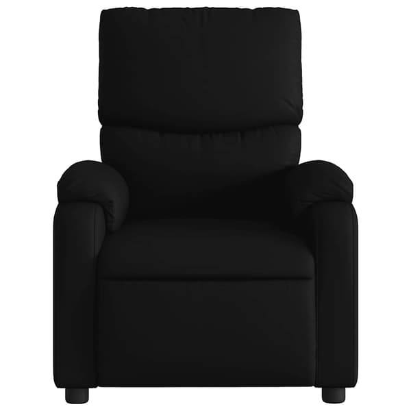 vidaXL elektrisk lænestol med massagefunktion, sort, kunstlæder