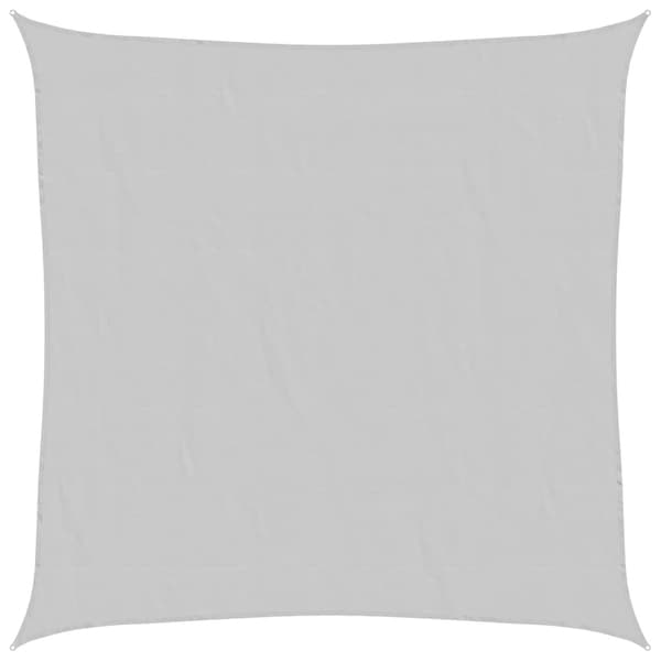 vidaXL skyggesejl lysegrå 5x5 m 100% polyester