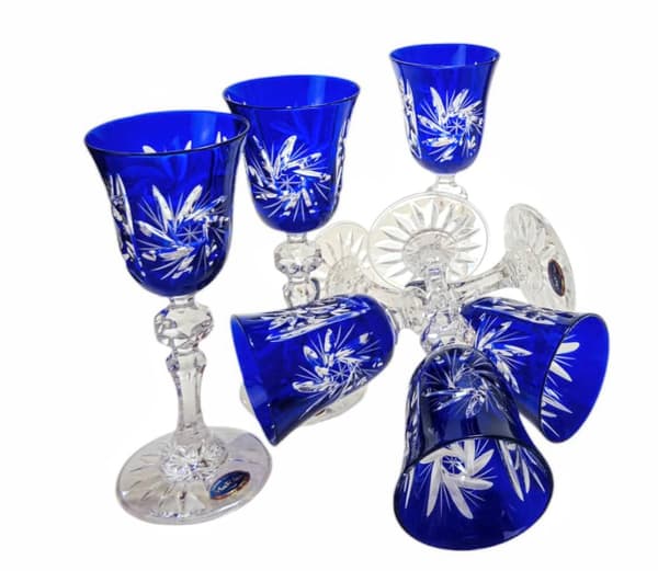 Koboltkrystallikørglas 60 ml Olivenkværn