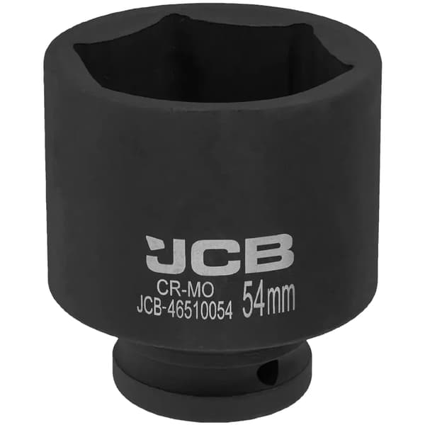 JCB DYB SLAGTOPPENØGLE 3/4" Cr-Mo 6-kant 54 mm TOPNØGLE