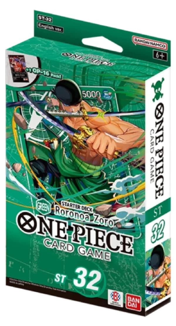 One Piece kortspil: ST32 Grøn Roronoa Zoro Starter Deck