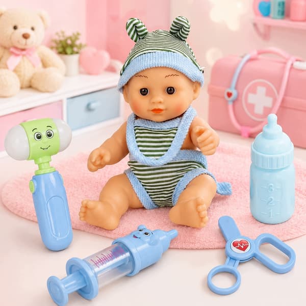 Mini docka liten baby docka baby present flicka leksak