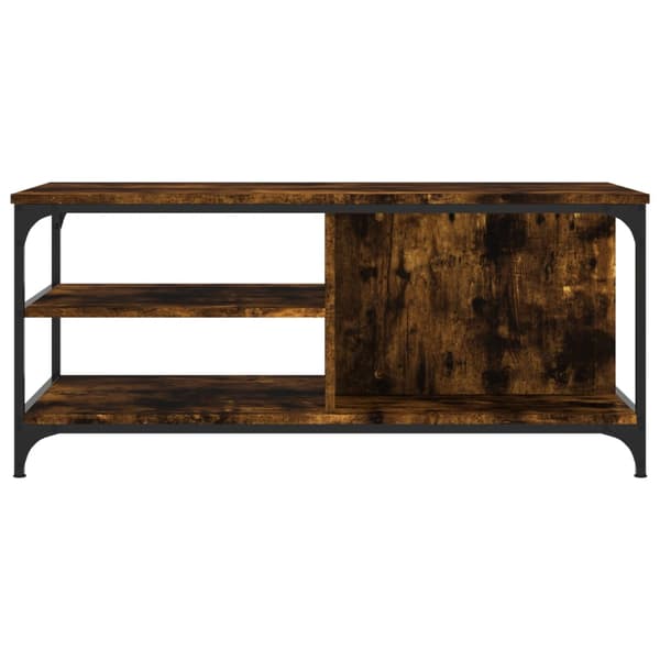 vidaXL sofabord røget eg 100x50x45 cm
