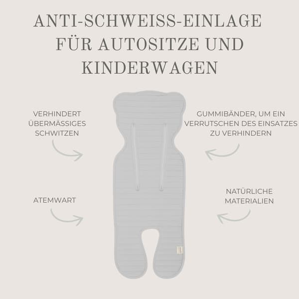 Anti-sved autostol / bilunderlag 0-2 år grå