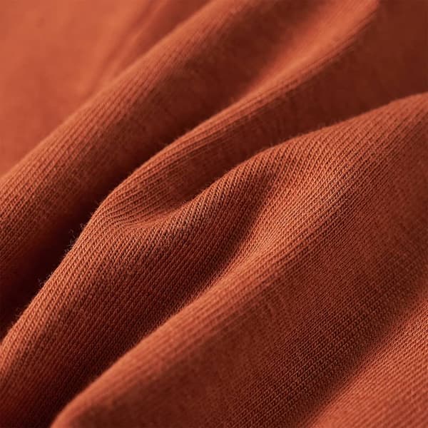 Børne langærmet T-shirt, cognac, 128