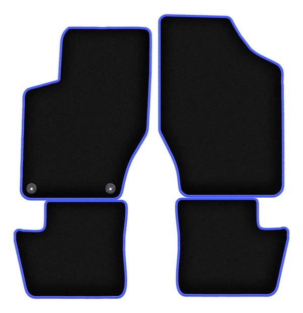 CARLUX-BLÅ bilmåtter til: Citroën DS4 hatchback (2011-2015)