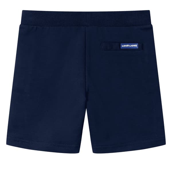 Barnshorts, marinblå, 128