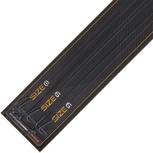 6 karppiperukkeen setti, väkäsetön koukku 6