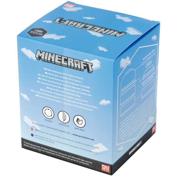 PKLBOX84 Matlåda ok. Minecraft-ansikten