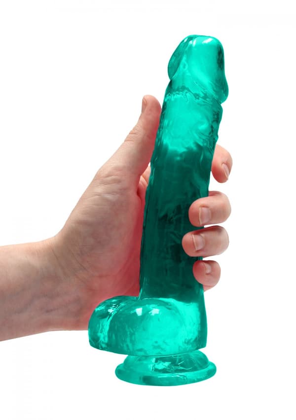 Realistinen dildo kiveksillä 8/21 cm