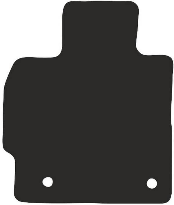 polyamid førermåtte til: Mazda CX-7 SUV 2009-2012 gummibelagt førermåtte