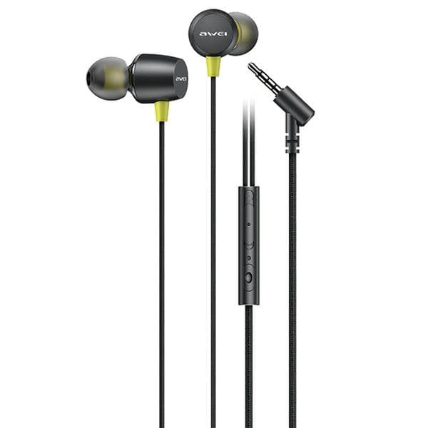 AWEI stereo L5 hovedtelefoner 3,5 mm jack sort