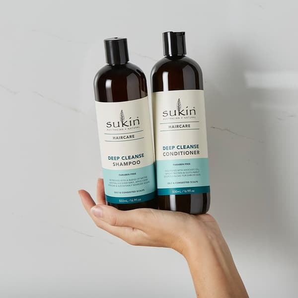 Sukin Dybderensende Shampoo 500ml Freesia Lily Duft