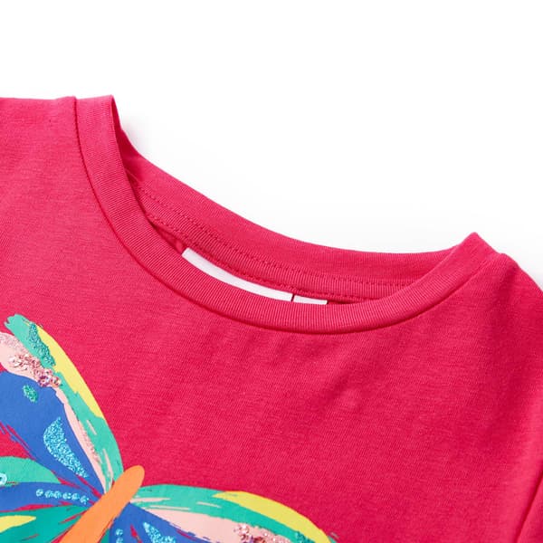 Barn-T-shirt, ljusrosa, 104