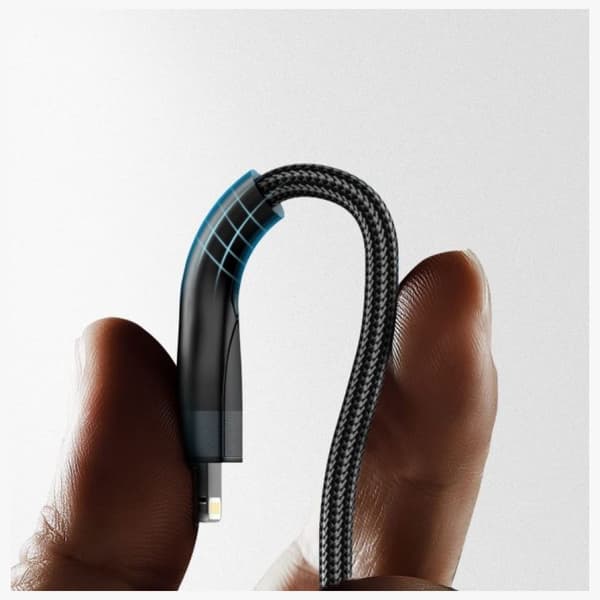 4smarts 4i1 USB-C til USB-A Kabel 1,2m Sort