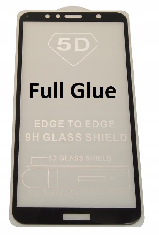 5D HELHÄRDAT GLAS för HUAWEI Y6 2018