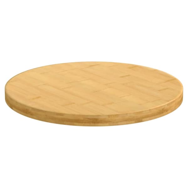 vidaXL Pöytälevy Ø50x2,5 cm bambu