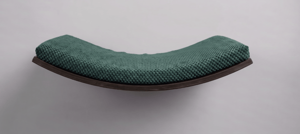 Træhylde til katte Arc 60cm Flaskegrøn