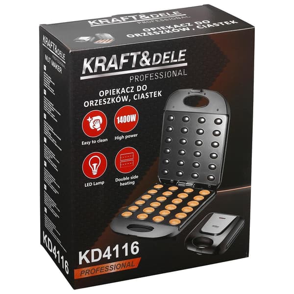 brødrister TIL småkager, nødder 1400W KD4116