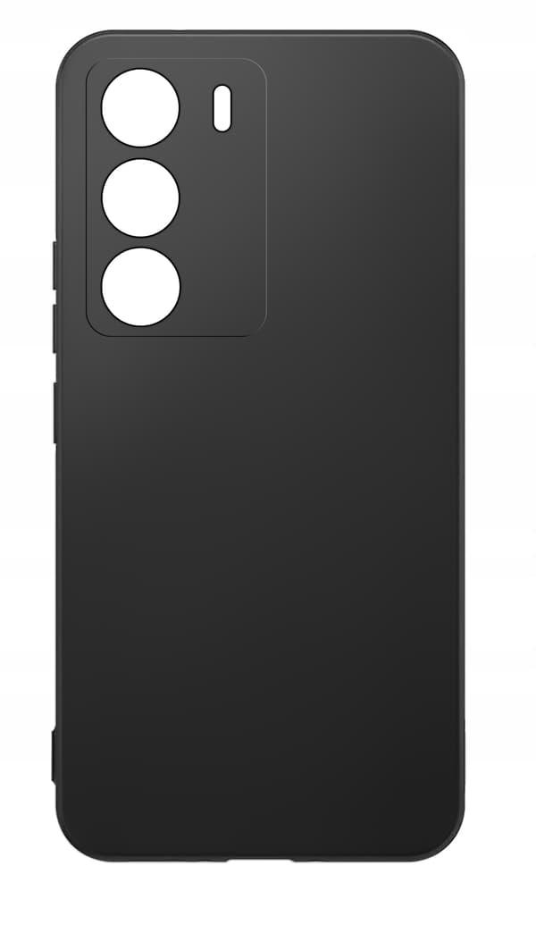 Realme C71 Mat Sort Silikone Cover Sæt 2 Stk. 9H Glas