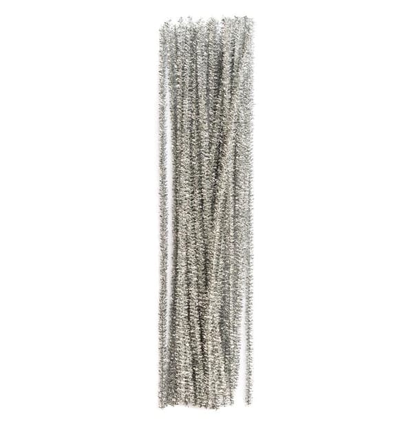Kreativa trådar 30cm silver 25st