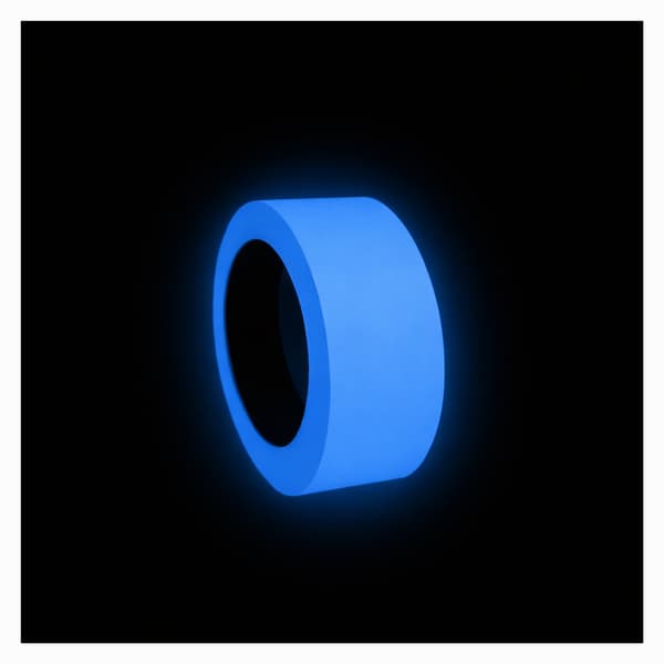 Fluorescerande tejp 50 mm x 10 m blå