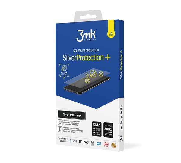 3mk SilverProtection+ skyddsfilm för iPhone 15 Plus, våtmontering