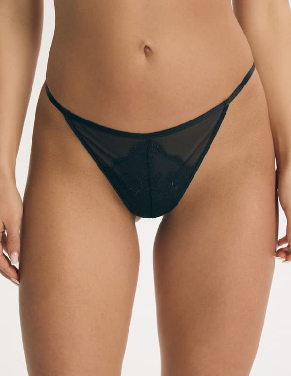 VERA Esotiq stringtrosor | svart XL