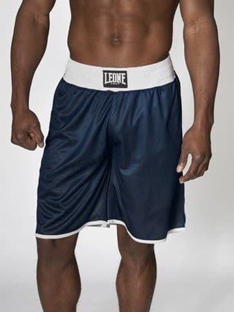Leone Vändbara Boxningsshorts Blå/Röd XL