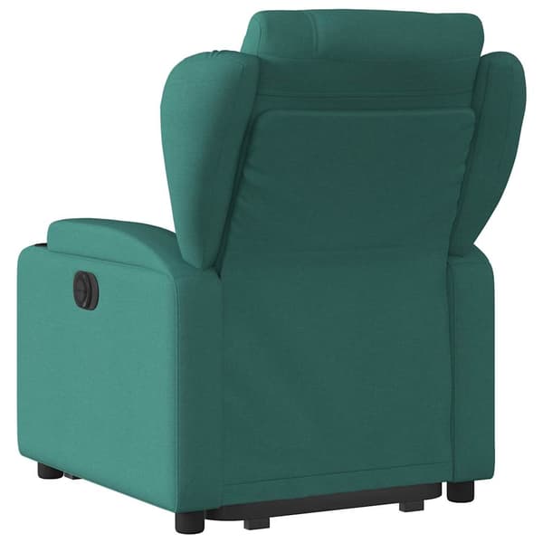vidaXL Elektrisk lyftande massagefåtölj grön