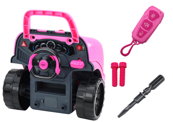 Værkstedsmontering af bilmotor DIY-sæt lyserød