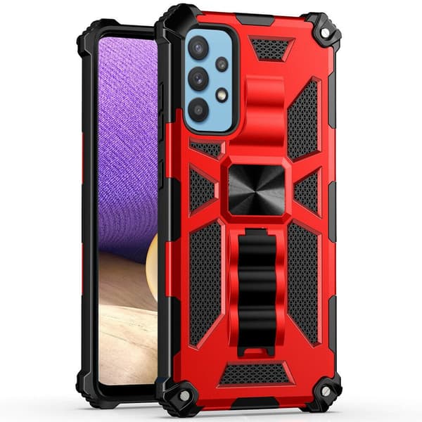 Samsung Galaxy A32 5G Armor Stativskal, Röd