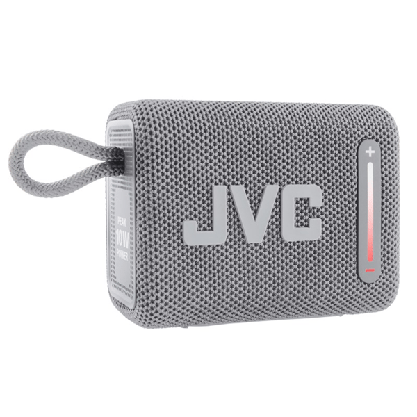 JVC BT-kaiutin XS-E114G 5W RMS Bluetooth 5.3 IPX6 FM USB harmaa