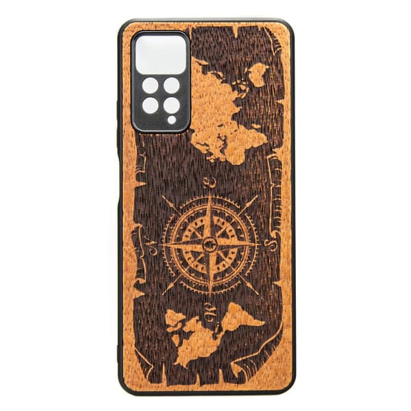 Xiaomi Redmi Note 11 Pro Træcover Wind Rose Merbau